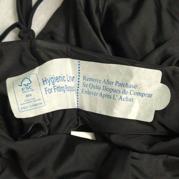 Andie The Belmar One Piece Black Tie Waist Swimwear Bathing Suit Size XS New - Picture 7 of 12